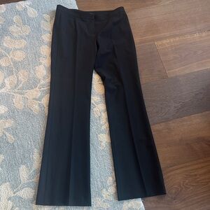 Theory Elegant Black Flared Trousers